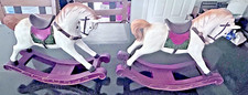 Pair of Wooden Rocking Horses