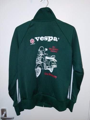 Retro spirit vespa top - vespa, zip