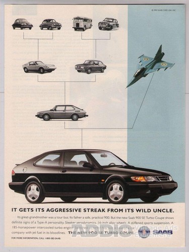 Saab 900 turbo coupe - saab, 1994