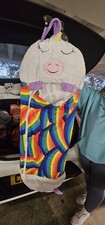 Happy Napper Unicorn Rainbow Sleeping Bag Age 6-10