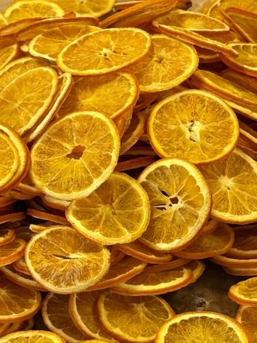 Orange slices dried - -, fruit