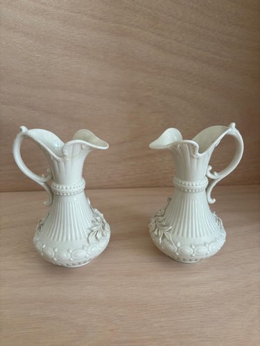 Pair belleek aberdeen - belleek, pitchers