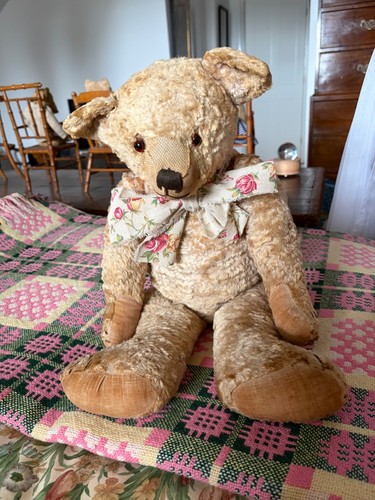 Rare antique pink art silk - ,