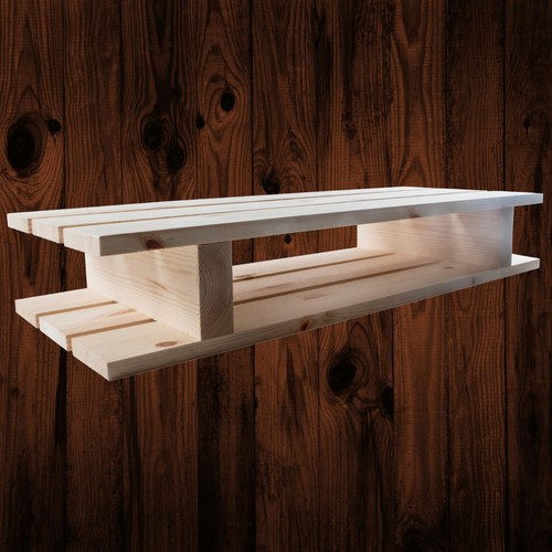 Solid pine pallet - pine, shaped