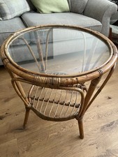 Vintage Rattan Cane Coffee