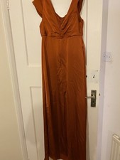 Azazie Burnt Orange Maternity