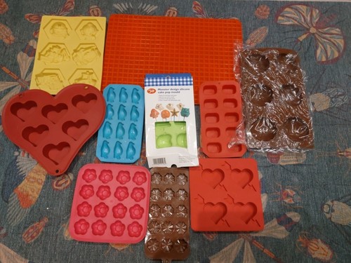 Silicone moulds job - moulds, lot