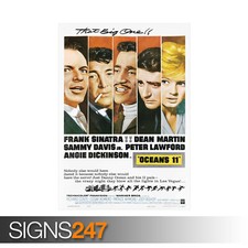 OCEANS 11 poster featuring