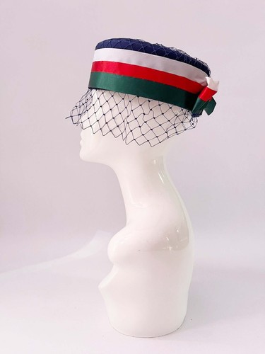 Vintage formal hat - ,, pillbox