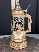 Vintage German Lidded Beer
