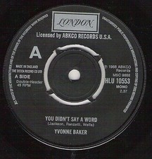 Yvonne Baker / Bobby Paris -