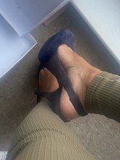 Navy blue Suede Nine West