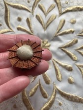Rare Antique/Victorian Cobweb Design Doll's Pin Cushion/Thread Holder