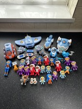 CBeebies Go Jetters magazine figures inc Glitch, Grimbots & ubercorn