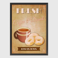 retro vintage food drink wall