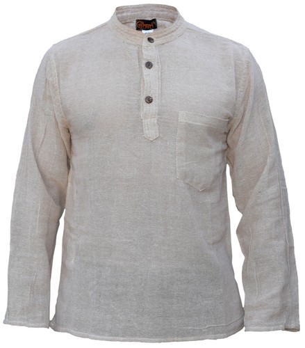 Gheri hemp cotton collarless - gheri,