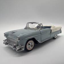 *FRANKLIN MINT 1955 CHEVROLET BEL AIR CONVERTIBLE 1:43 MODEL TOY CAR SUPERB*
