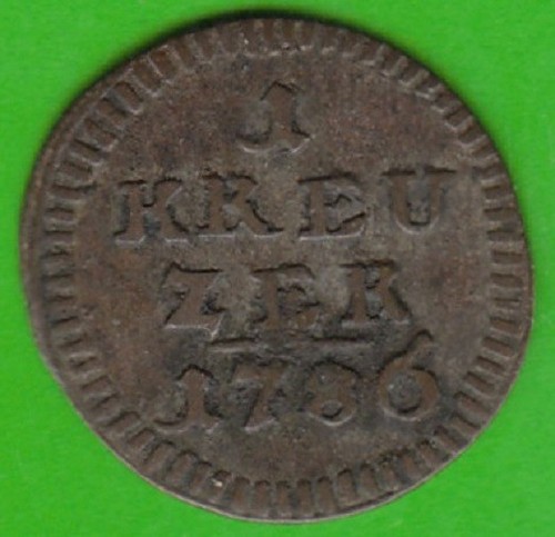 Coin nürnberg kreuzer 1786 - 1,