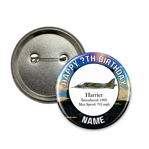 Personalised 58mm harrier - harrier, jump