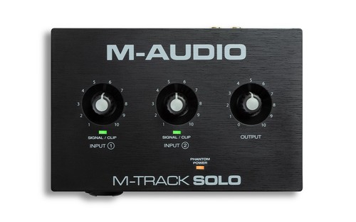 Audio track solo - solo,