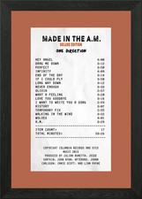 One Direction Framed Wall Art Poster Canvas Print Picture