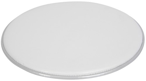 White drum heads - white,