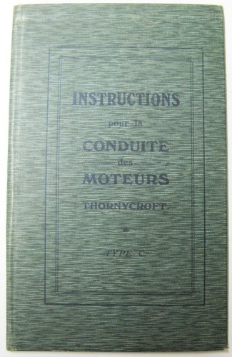 Thornycroft type engine - thornycroft, c