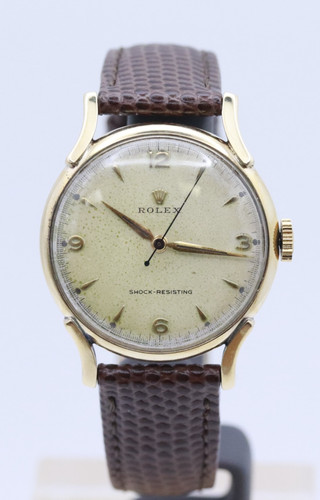 Rolex precision 9ct gold 32mm - gold,