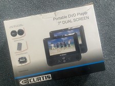 Curtis Portable DVD Player 7" Dual Screen Black Boxed Pre-owned DVD8737UK