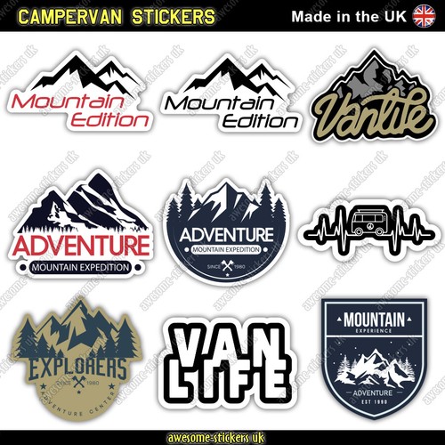 Campervan stickers van - stickers,