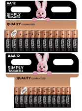Duracell AA AAA Batteries Simply Alkaline Long Lasting LR03, LR6 Far Expiry