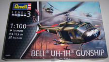 Unused in Box; Revell (04983) Bell UH-1H Gunship (1:100 Scale); 2016 Plastic Kit