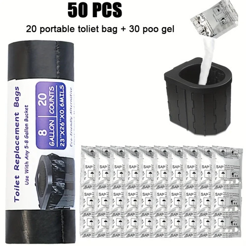 Toilet gel pouches waste - toilet,