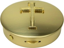 Cathedral Art Abbey & CA Gift Gold Latin Cross Pyx Container