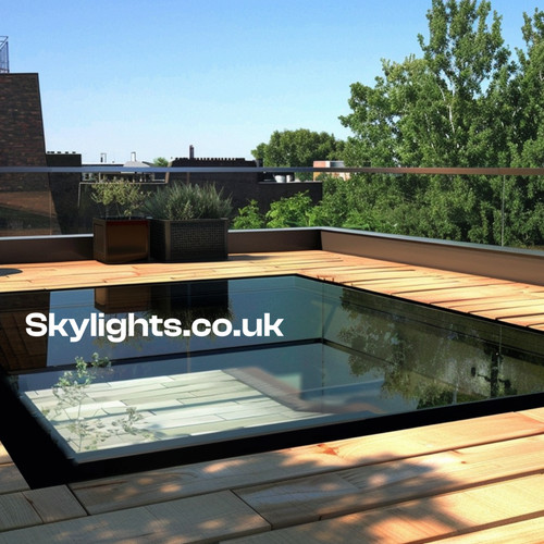 Walk glass floor skylight - floor,