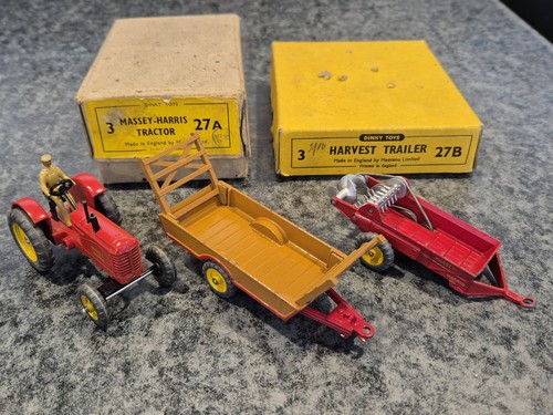 Rare dinky toys massey harris - dinky,