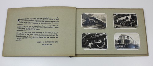 Senior service cigarette cards - senior,