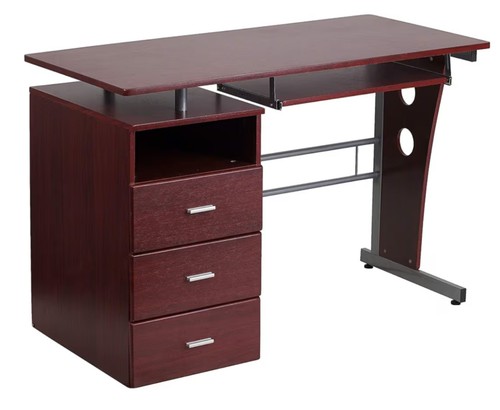 Joshua mahogany desk with - desk,