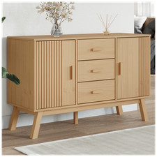 Sideboard Brown Solid Pine