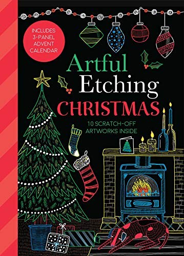 Christmas - (artful, etching)