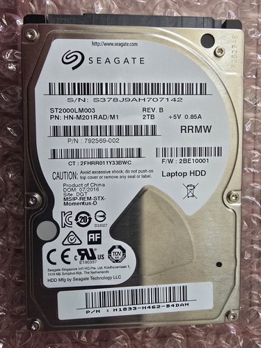 Seagate momentus 2tb - momentus,