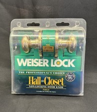 NOS VINTAGE Weiser Lock Hall Closet Non-Locking Door Knob 5101 (2A5)