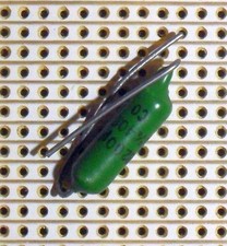 8200pF 400V 10% Polyester Green Mustard Capacitor Mullard .0082uF 8.2nF Vintage