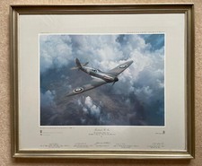 'THE FIRST FOR THE FEW'  L/E WW2 SPITFIRE PRINT by Frank WOOTTON (Multi-Signed)