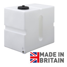 500 Litre Upright Baffled Water Storage Tank With 8" External Lid & 1" Outlet