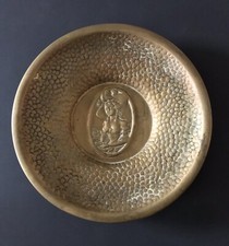 Vintage Hammered Brass Trinket