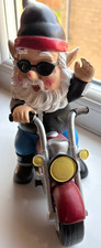 MOTORBIKING GARDEN GNOME