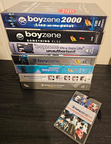 Boyzone vhs collection bundle - boyzone,