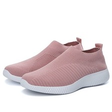 Womens Running Trainers Ladies Sneakers Slip On Jogging Gym Comfy Pumps Shoes
