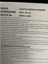 Laura Ashley Colette Medium Mirror 109x79 Cm